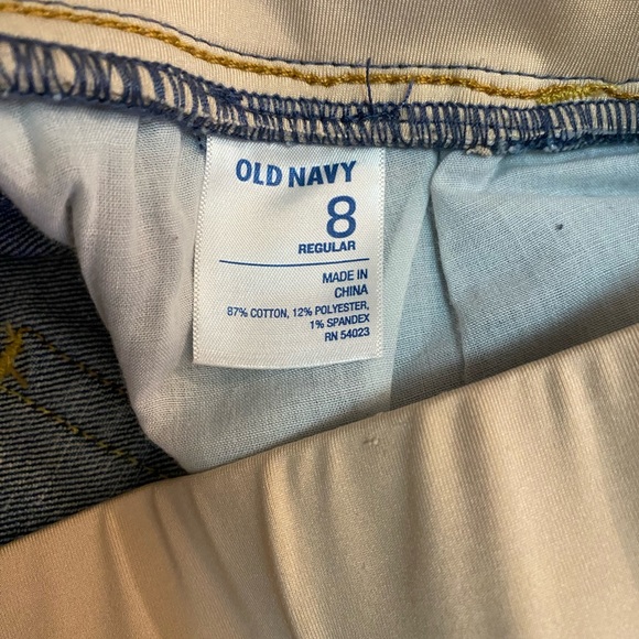 Old navy maternity hello pretty mama denim jean shorts blue 8 - Picture 4 of 4